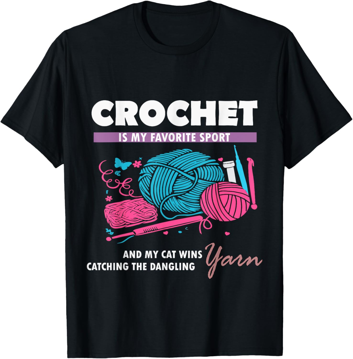Crochet and Yarn Funny Design for Knitting and Quilting