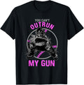 You Cant Outrun My Gun Softball Catcher