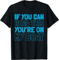 If Can Read Captain Boat Sailor Sailing Boating
