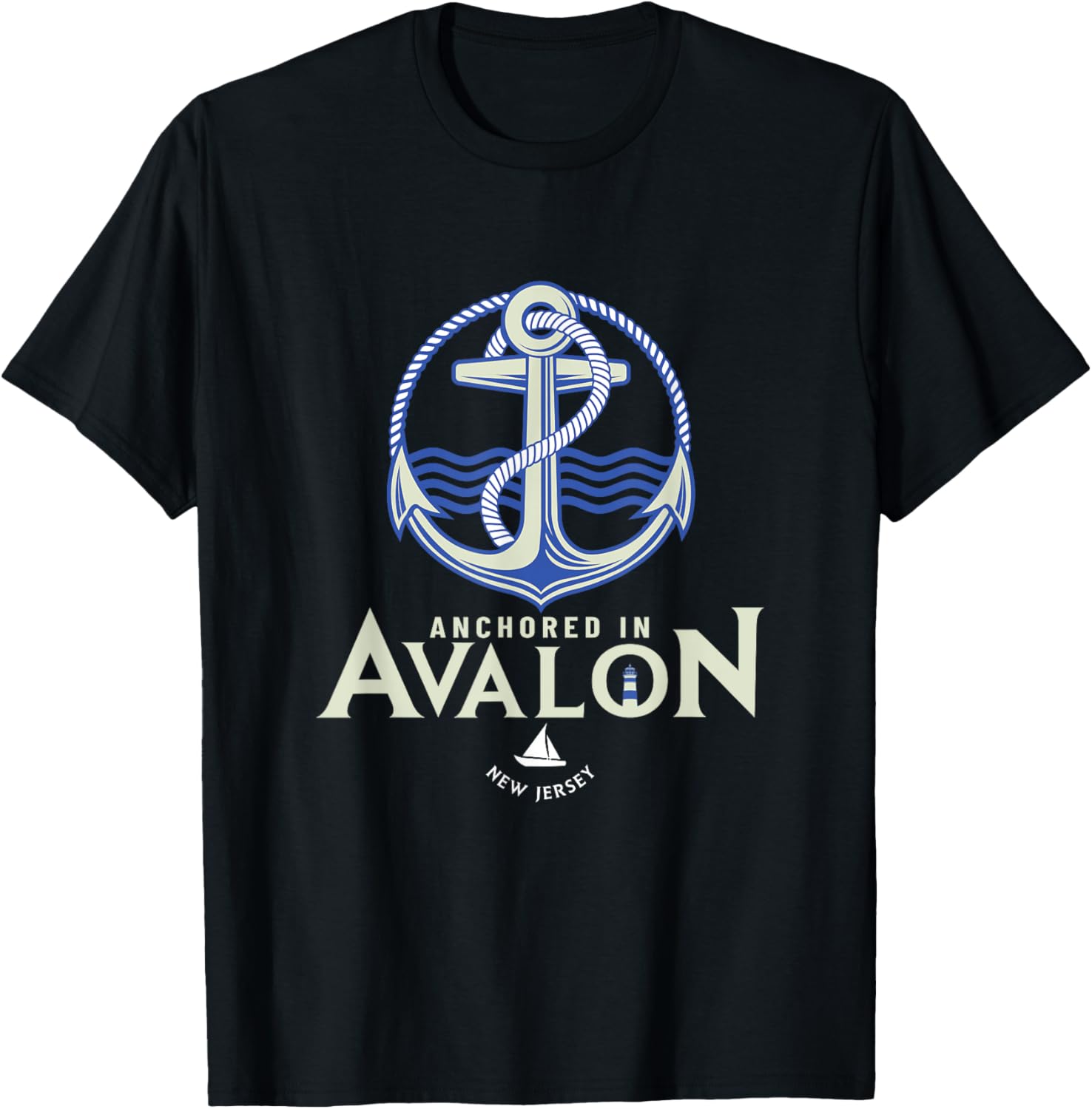 Anchored In Avalon New Jersey Veteran Sailing Boating