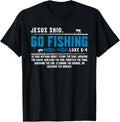 Jesus Said Go Fishing Funny Bible Vers Christian