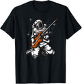 Space Astronaut Playing Bass Guitar Cosmic Guitarist Boys