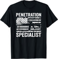 Penetration Specialist Ar15 Rifle Usa Flag Funny Gun Joke Women Men