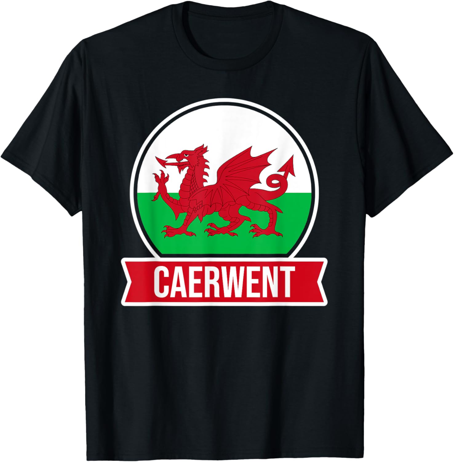 Caerwent - Cymru - Wales - Welsh place name flag design