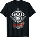 God Guns Trump T Shirt 2Nd Amendment Republican Trump 45