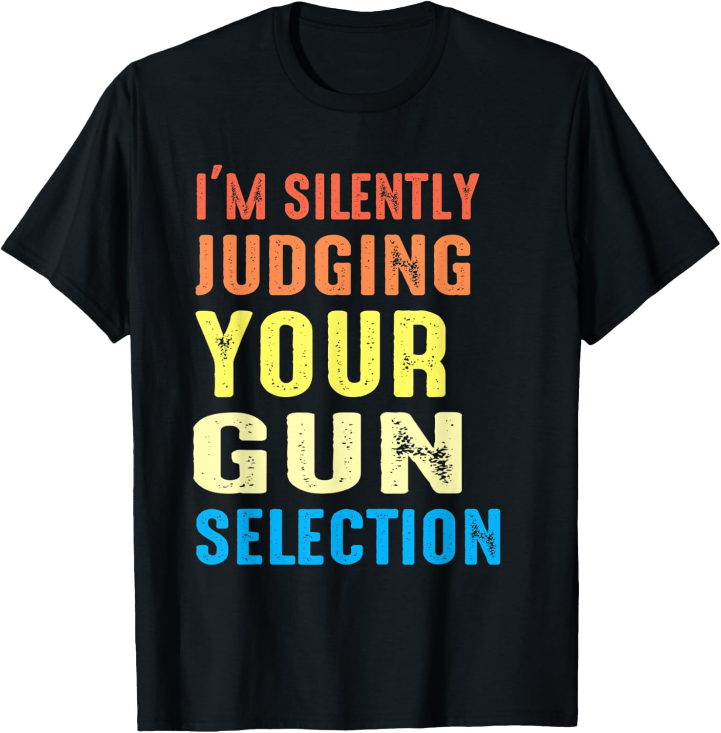 Im Silently Judging Your Gun Selection Gun