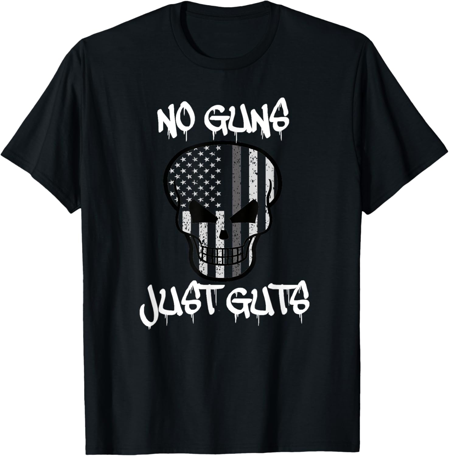 Correctional Officer T Shirt No Guns Just Guts