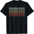 College Place Washington College Place WA Retro Vintage Text