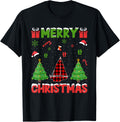 Xmas Tree Red Buffalo Plaid Sailing Boat Ugly