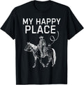 My Happy Place Horse Lover Horseback Riding Equestrian Gifts