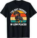 Funny Wiener Dog Lover Dachshund Friends In Low Places