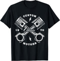 Motorcycle Gears T Distressed Shirts Women Men