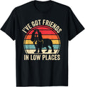 I've Got Friends In Low Places Funny Basset Hound Dog Lover T-Shirt for Men Women Kids