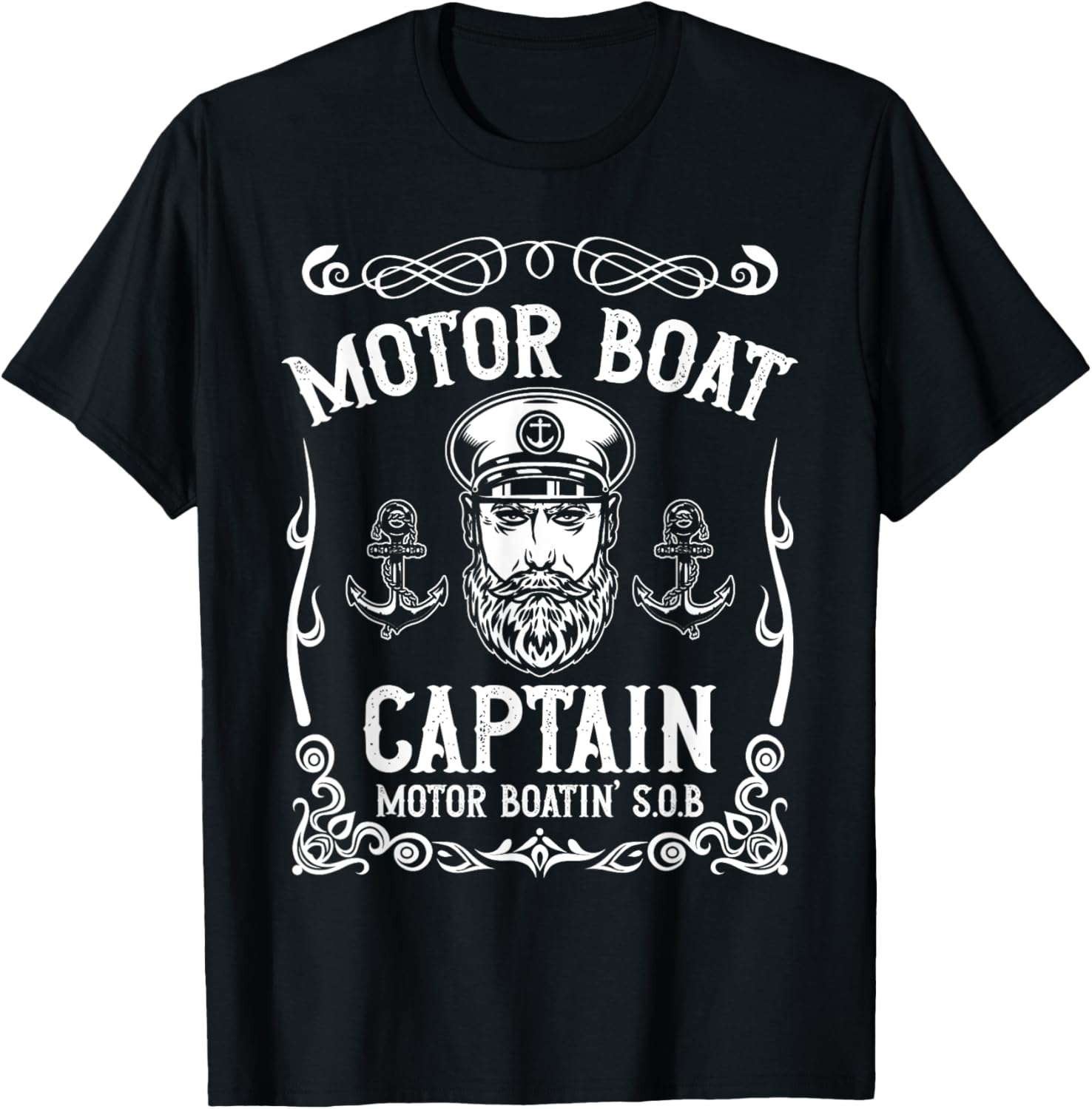 Motor Boat Captain Motorboating Anchor Sports Motorboat