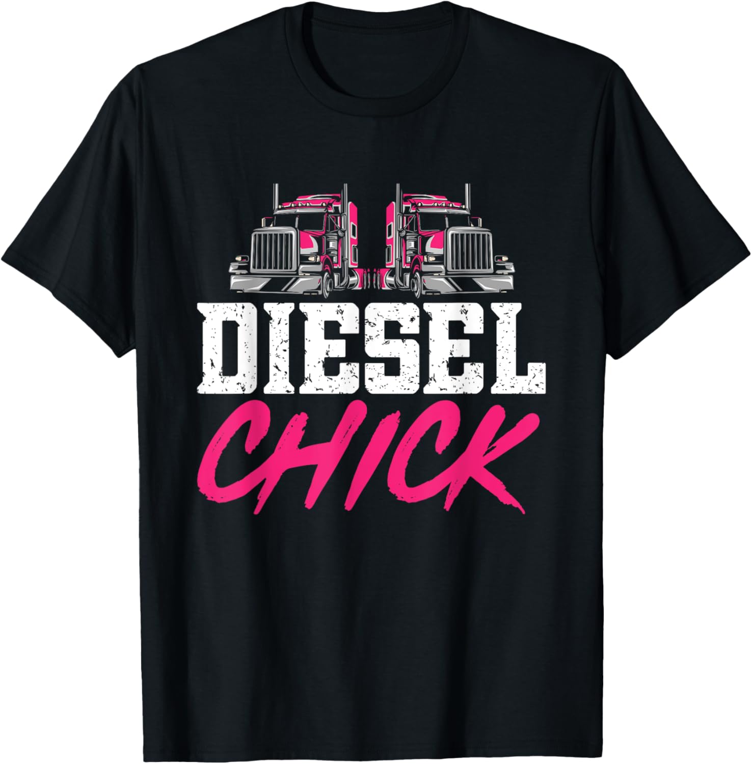 Female Truck Driver Diesel Chick Trucker Girl Trucking