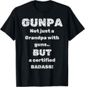 Gunpa Grandpa Gun Lover Funny Gun Enthusiast Gunpa Tshirt