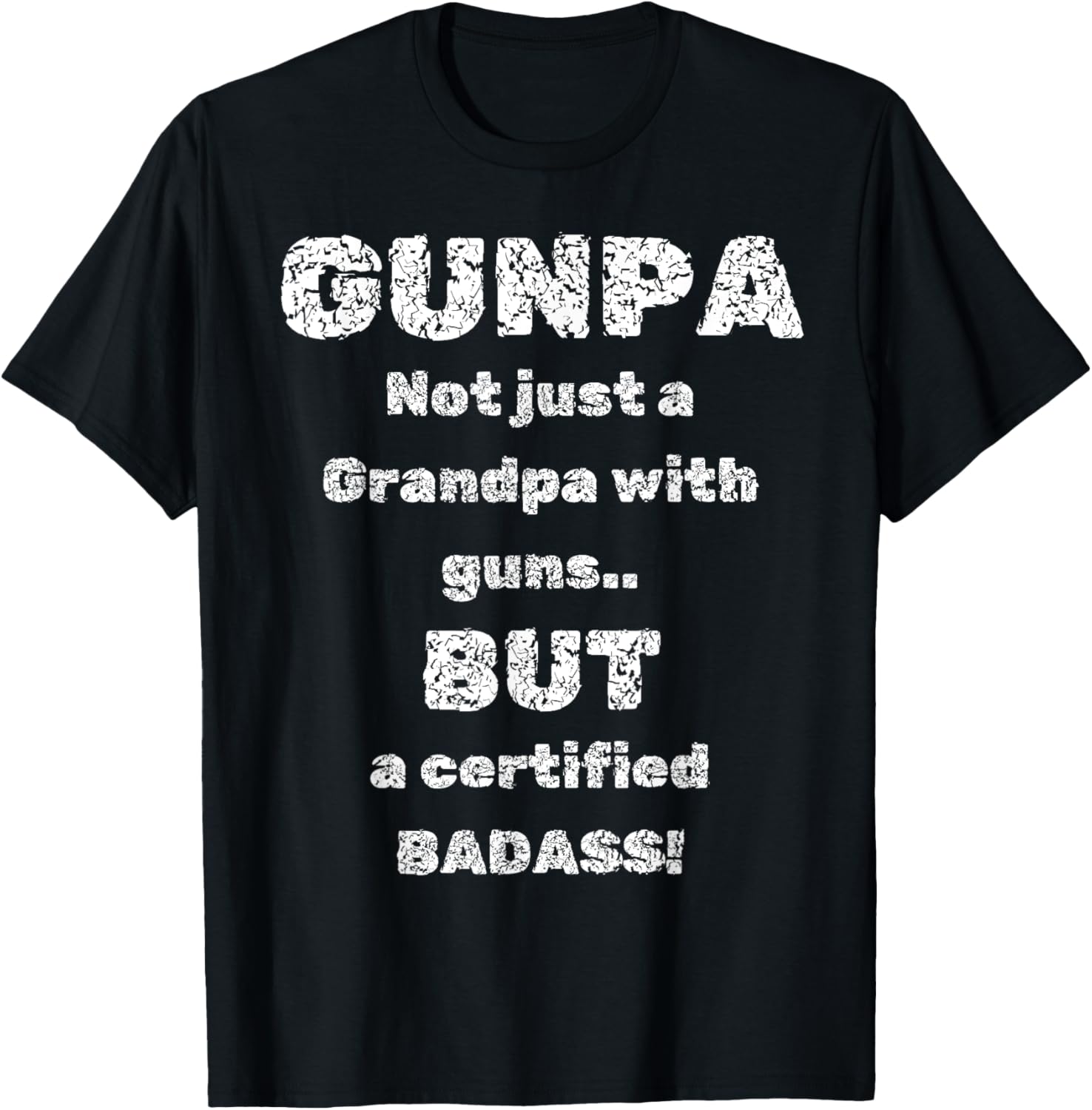 Gunpa Grandpa Gun Lover Funny Gun Enthusiast Gunpa Tshirt