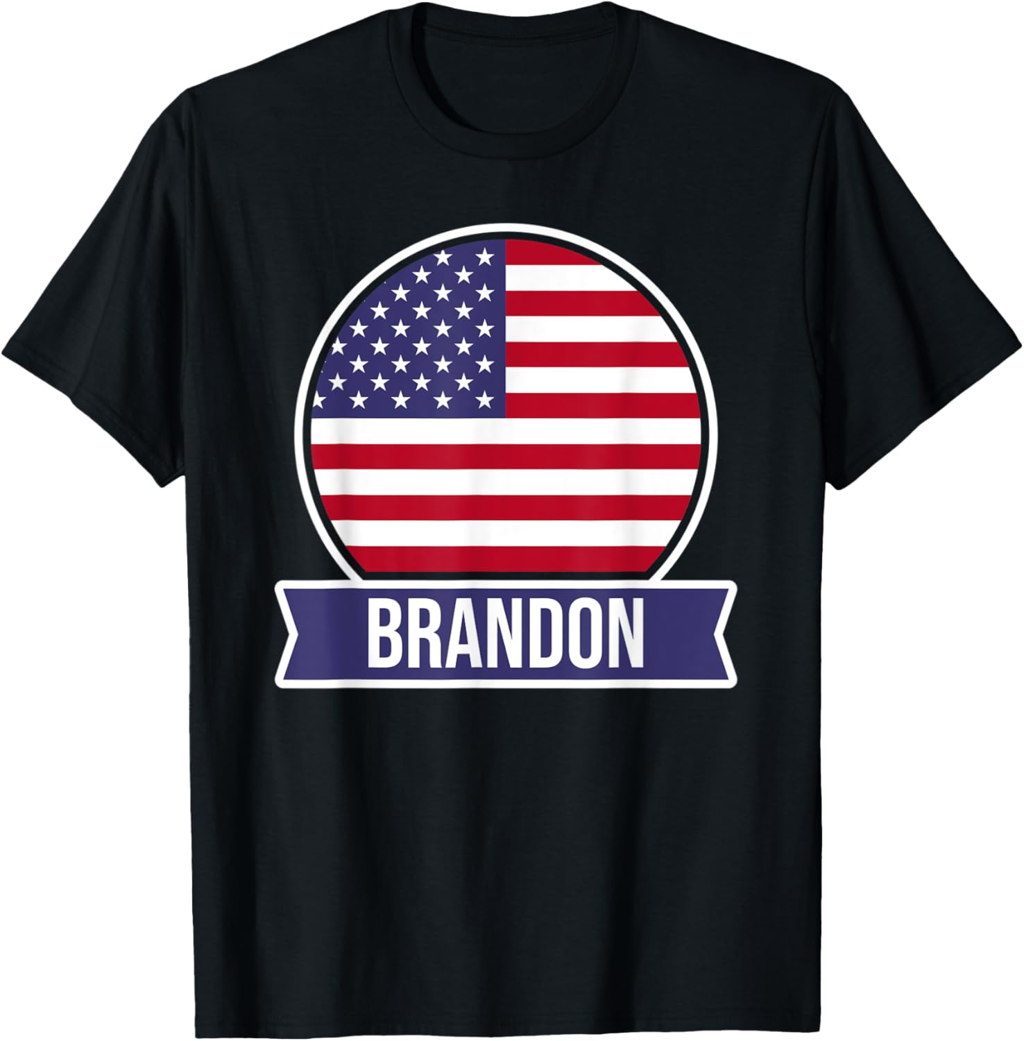 Brandon - USA - American place name US flag design