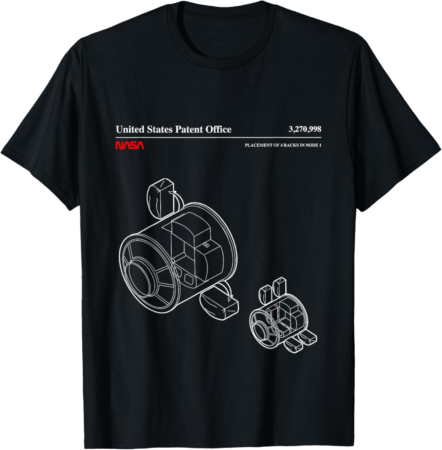 NASA Placement Of 4 Racks Node 1 Blueprint