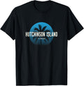 Hutchinson Island Vintage Palm Tree Beach Design Men