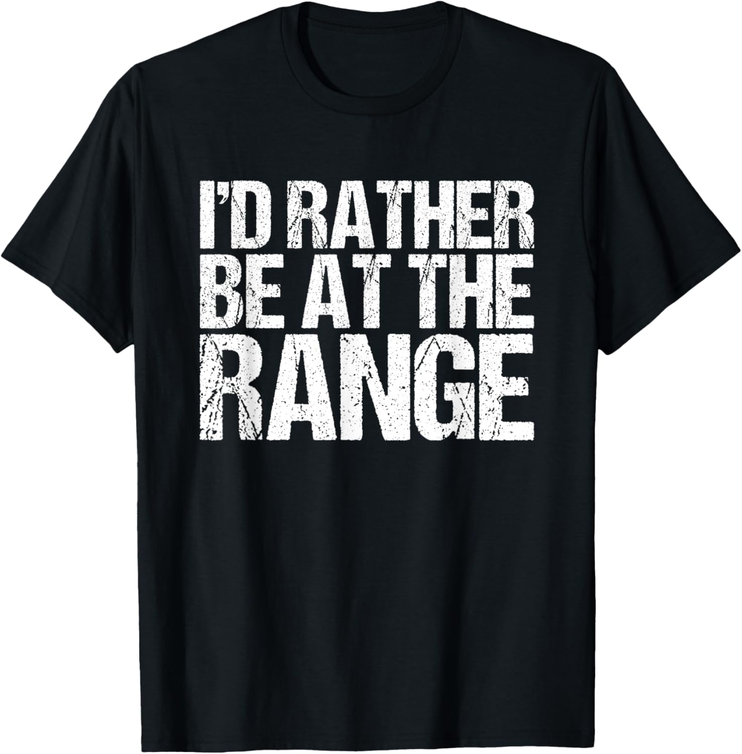 Id Rather Be At The Range Funny Gun