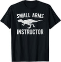 Small Arms Instructor Shirt Funny Gun T Rex Tshirt Men