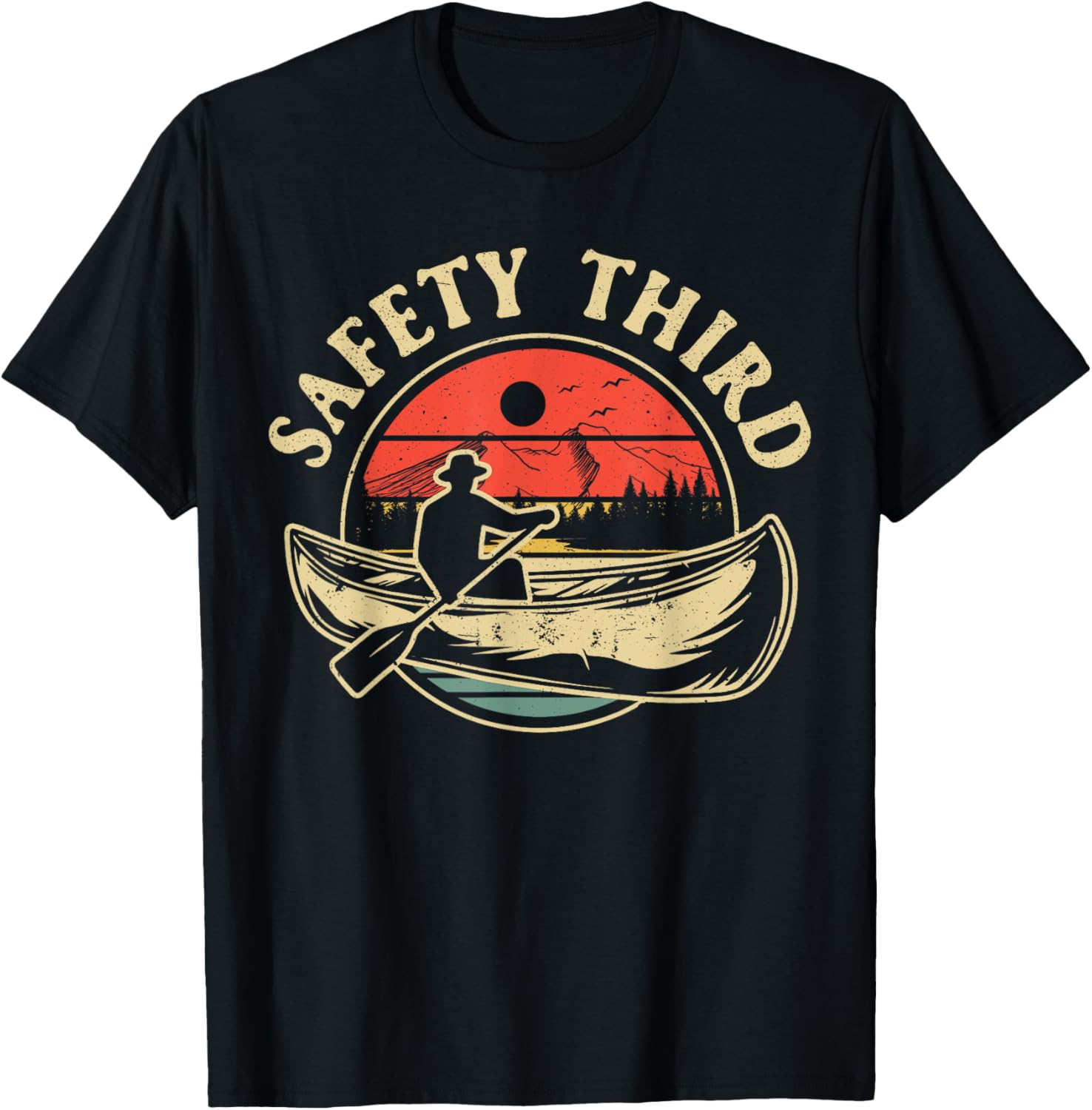 Safety Third Retro Canoe Boat Canoeing