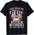 Crocheting Coffee Lover Crochet Funny Yarn Enthusiasts