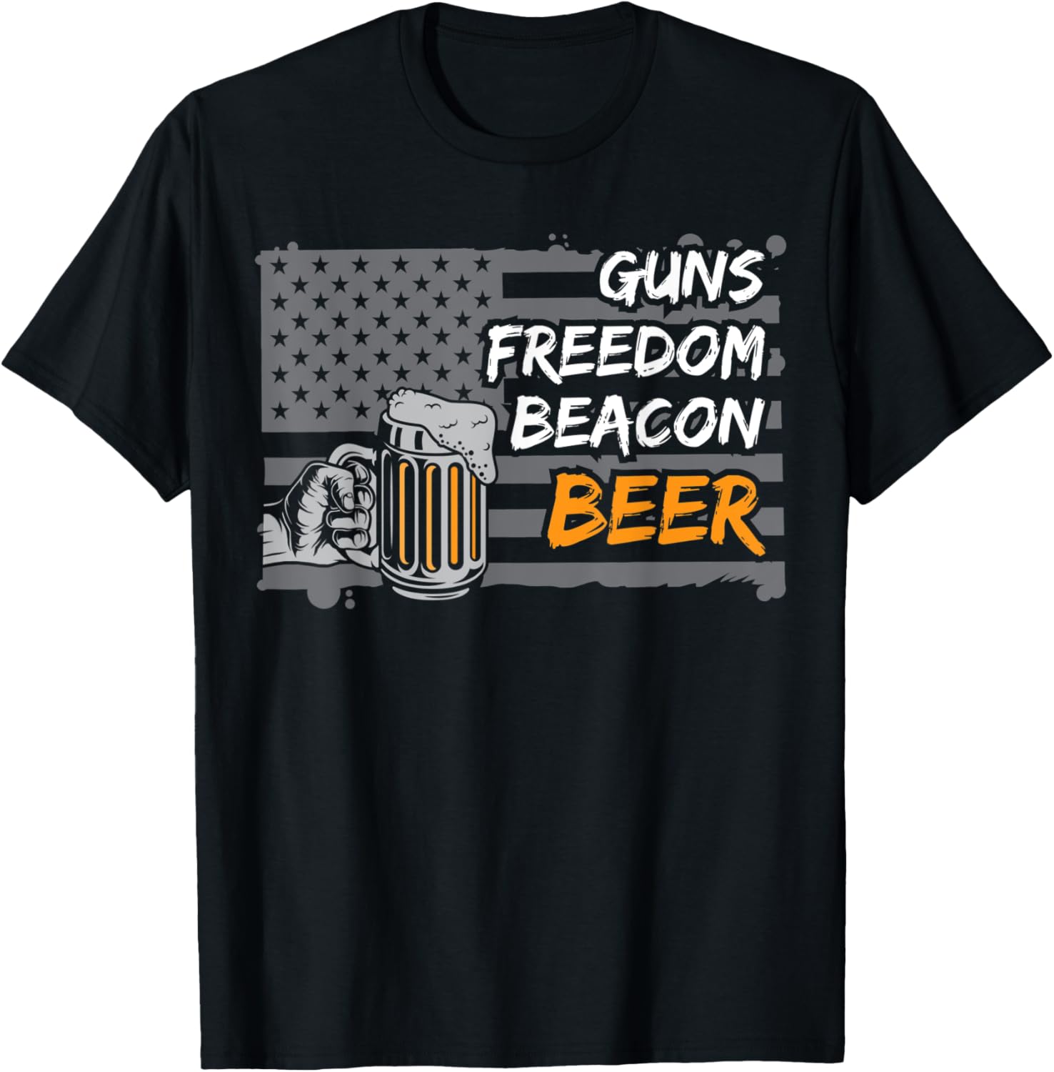 Guns Beacon Beer Freedom Pro God Guns American Flag