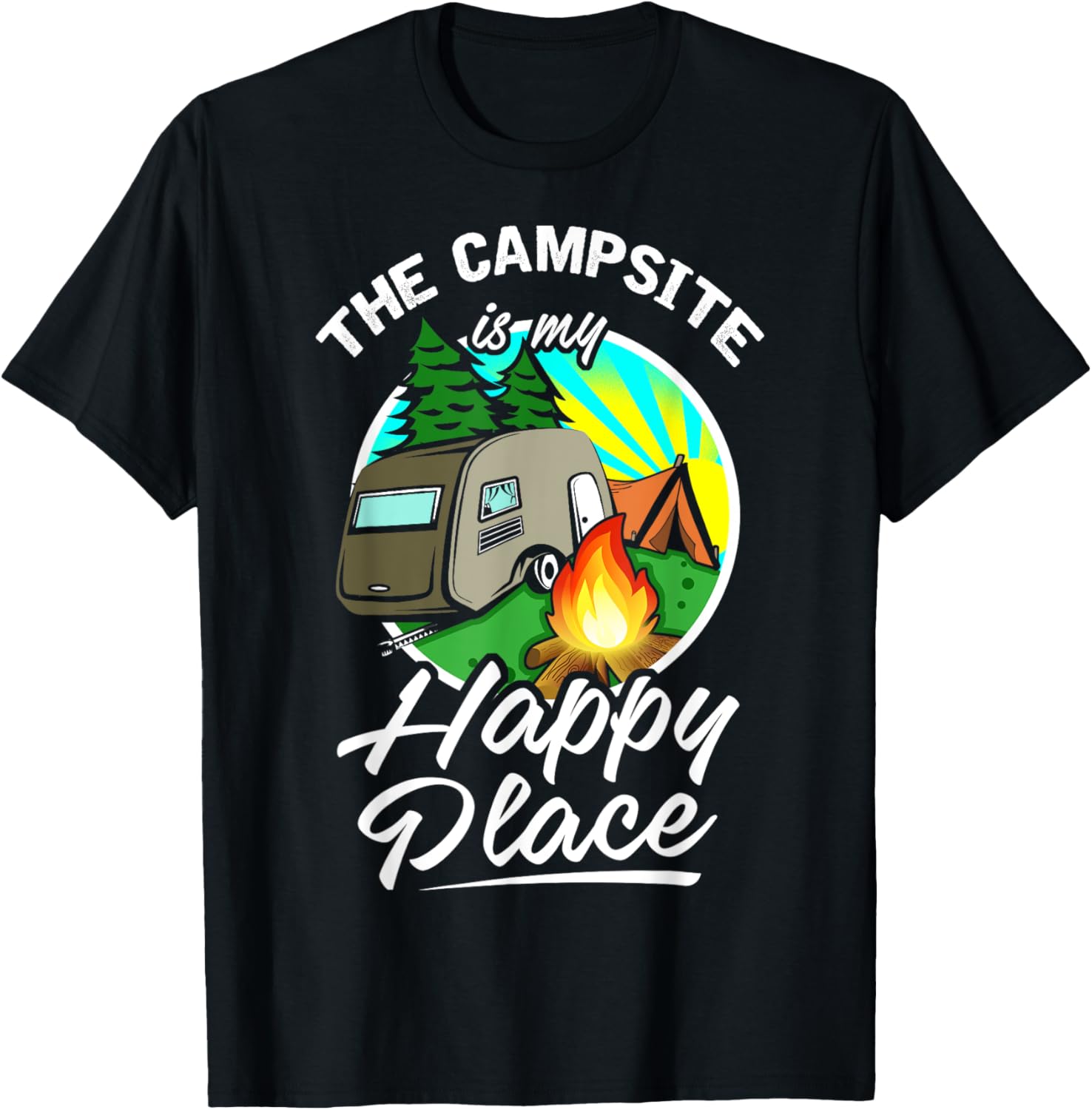 Campsite happy place
