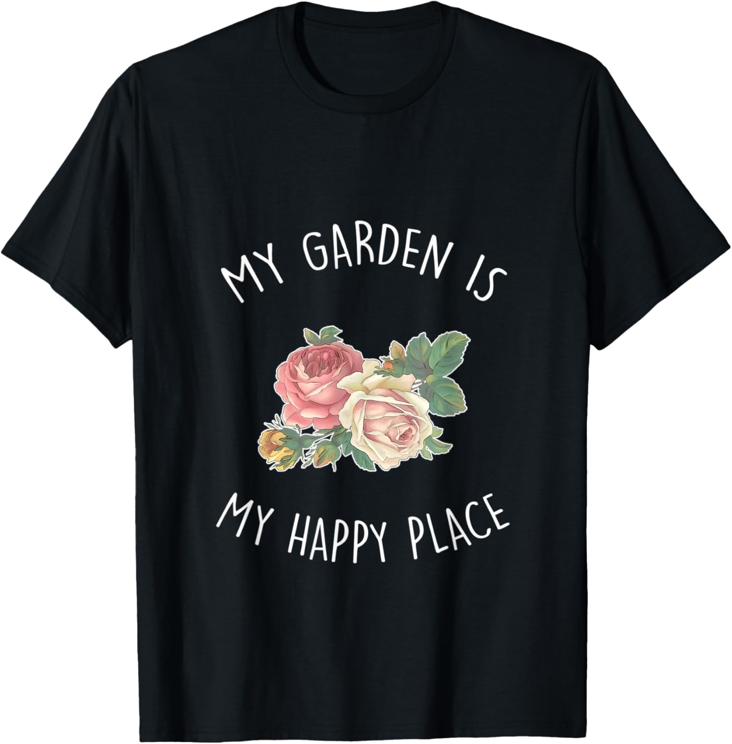 Women's Gardening Happy Place T-Shirt