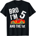 Bro I'm 5 and the 1st Place Racing Boy Birthday
