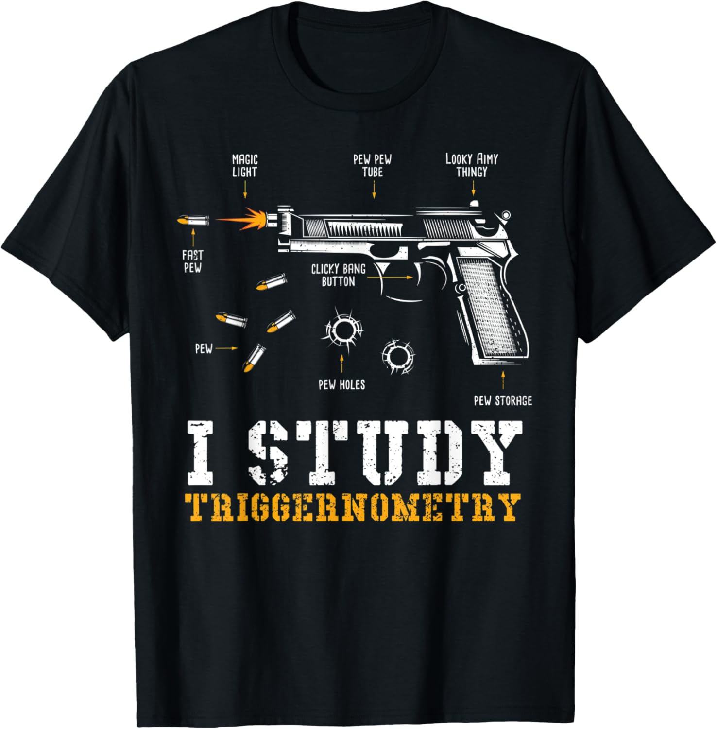 Gun Lover I Study Triggernometry Guns Sayings