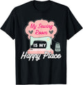 My Sewing Room Is My Happy Place Funny Sewing T Shirt