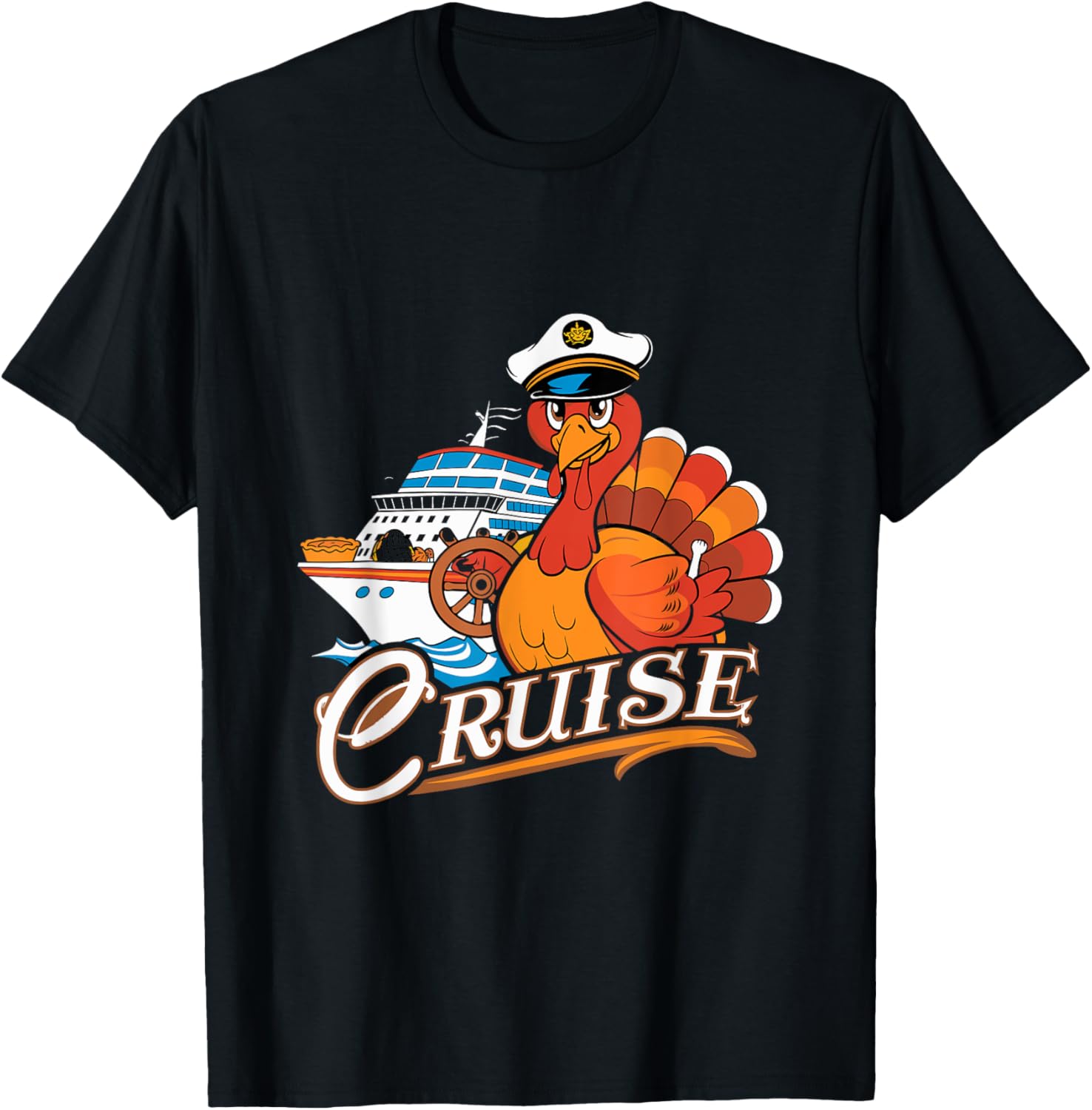 Funny Thanksgiving Cruise Turkey Boat Vacation Trip