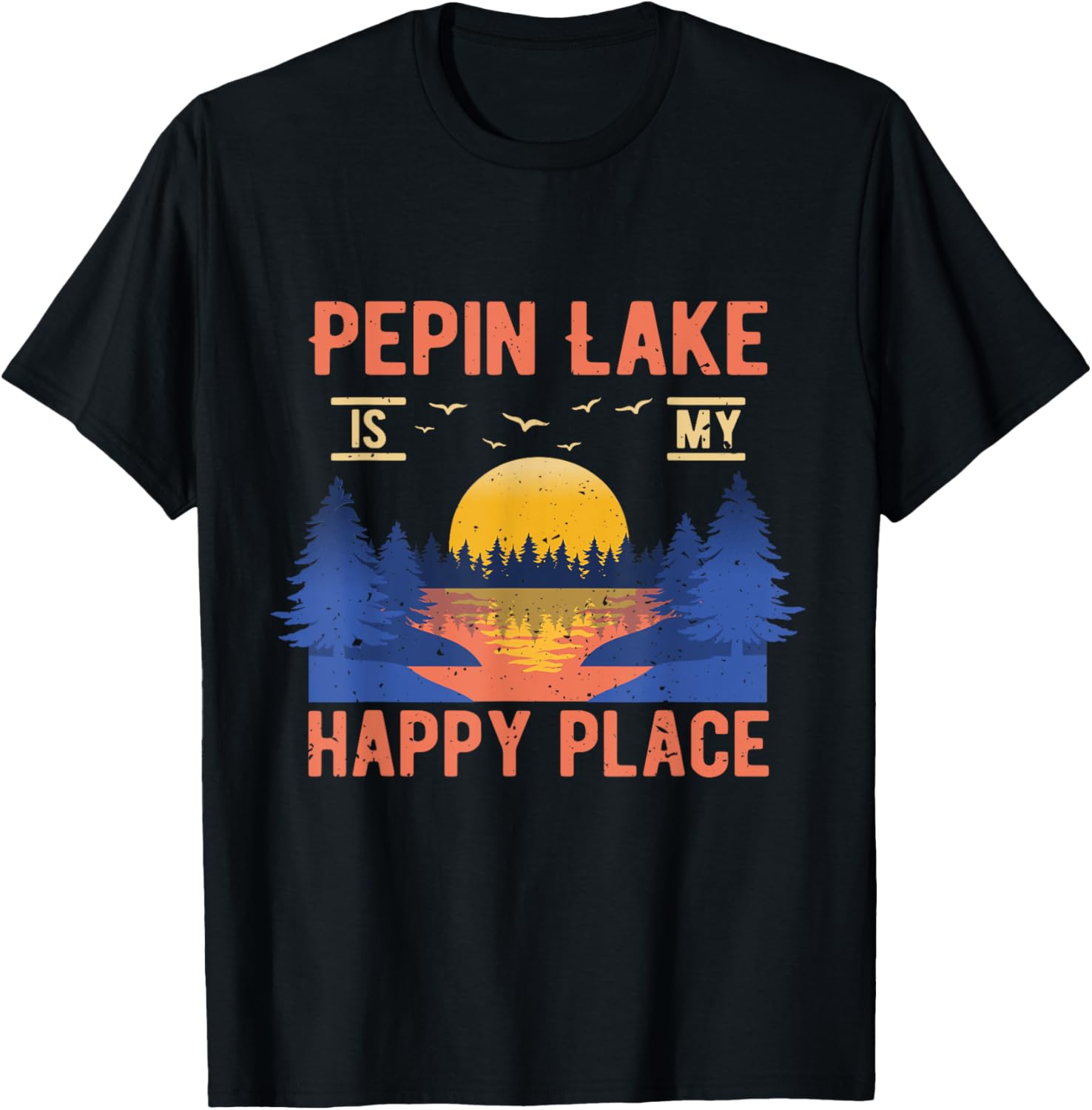 Pepin Lake Is My Happy Place Camping Sayings Camper