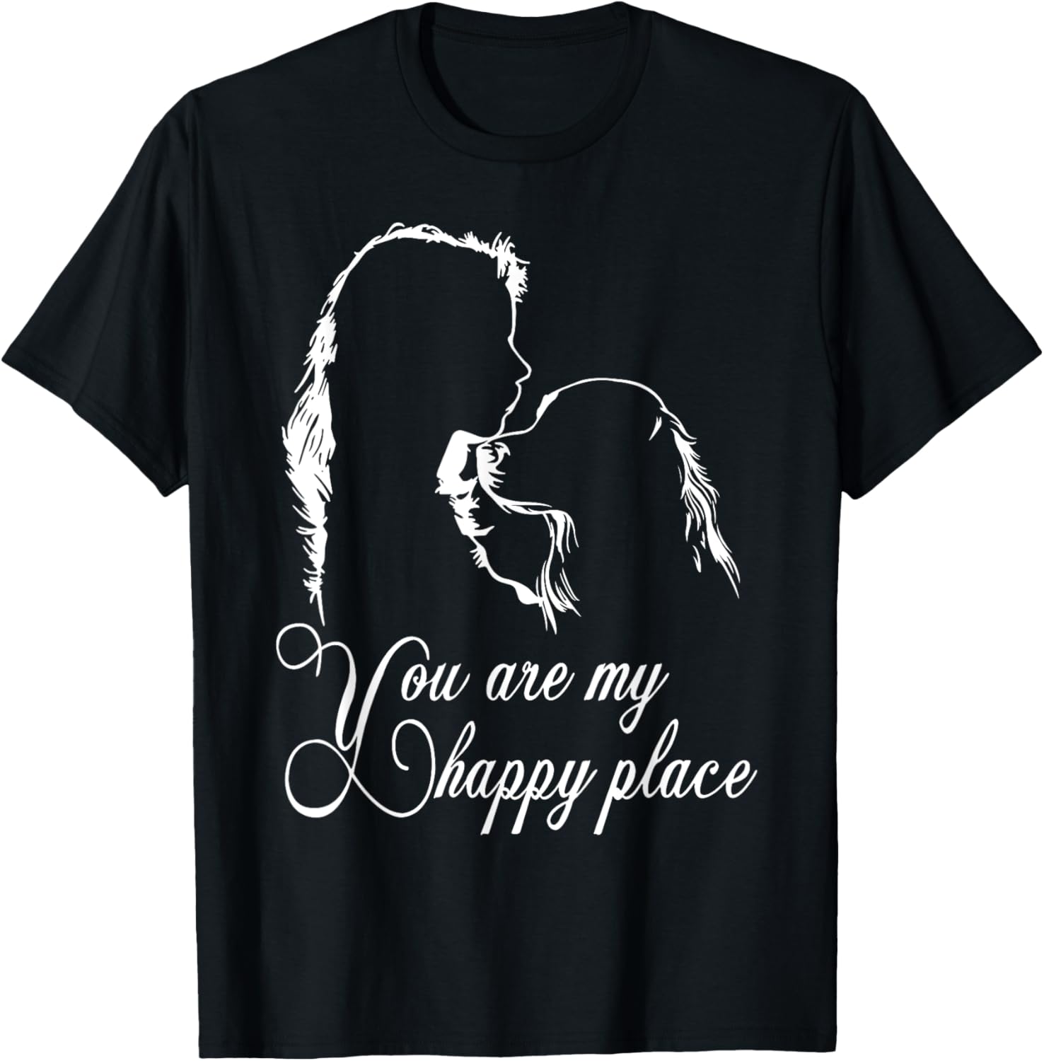 You are My Happy Place Golden Retriever dog Funny