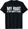 My Boat Is My Happy Place Sailing Nautical