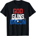 Us Republican Usa Patriot God Guns Bacon Shirt