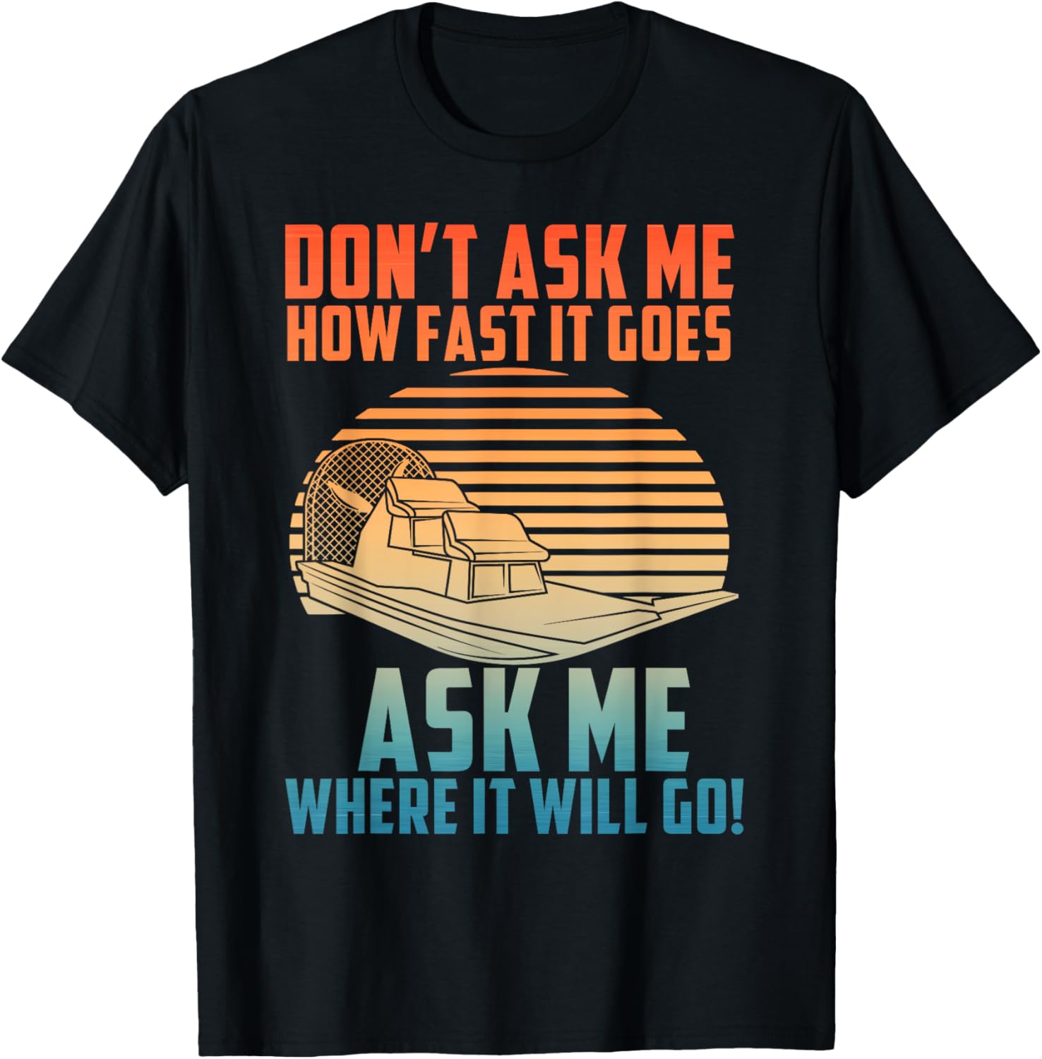 Airboat Art Men Women Planeboat Air Boat Captain