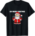 Anti Christmas Say Merry Christmas Santa With Guns Hater