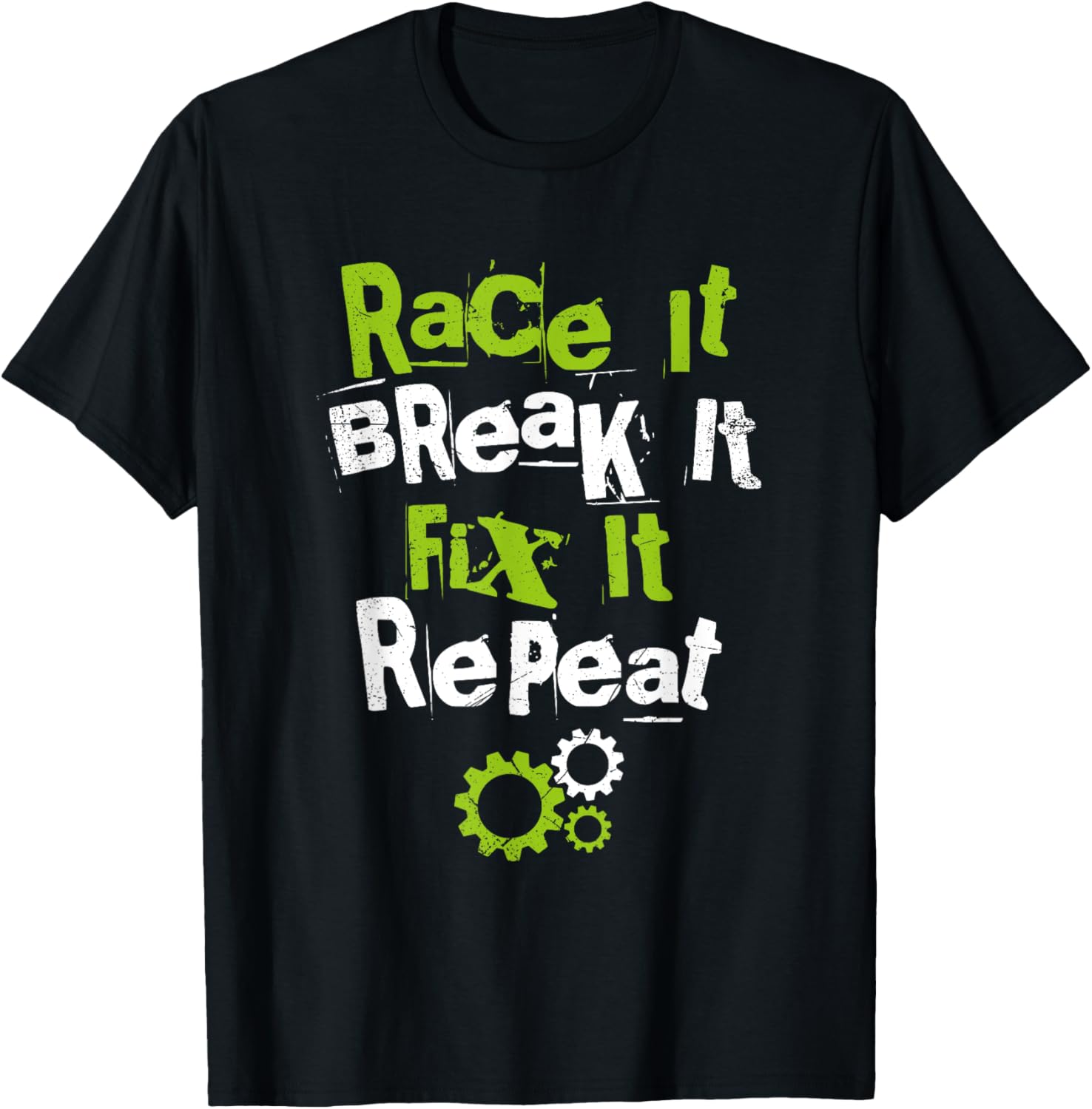 Race Break Fix It Repeat Funny Diesel Mechanic