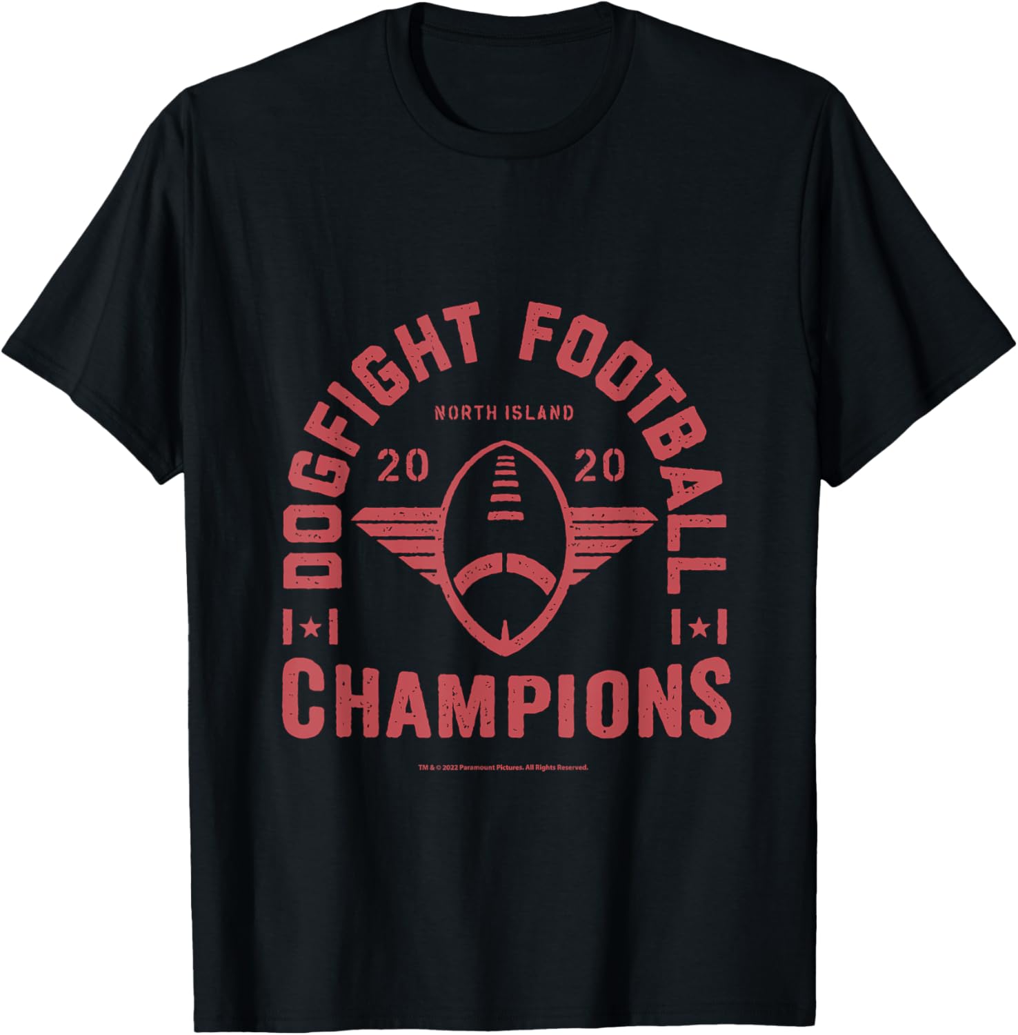Top Gun Dog Fight Football Champions T Shirt Men Women Girls Kids