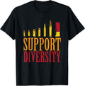 Support Diversity Bullet Gun Lovers Funny Gun