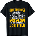 Game Developer Job Title - Funny Video Game Maker Programmer