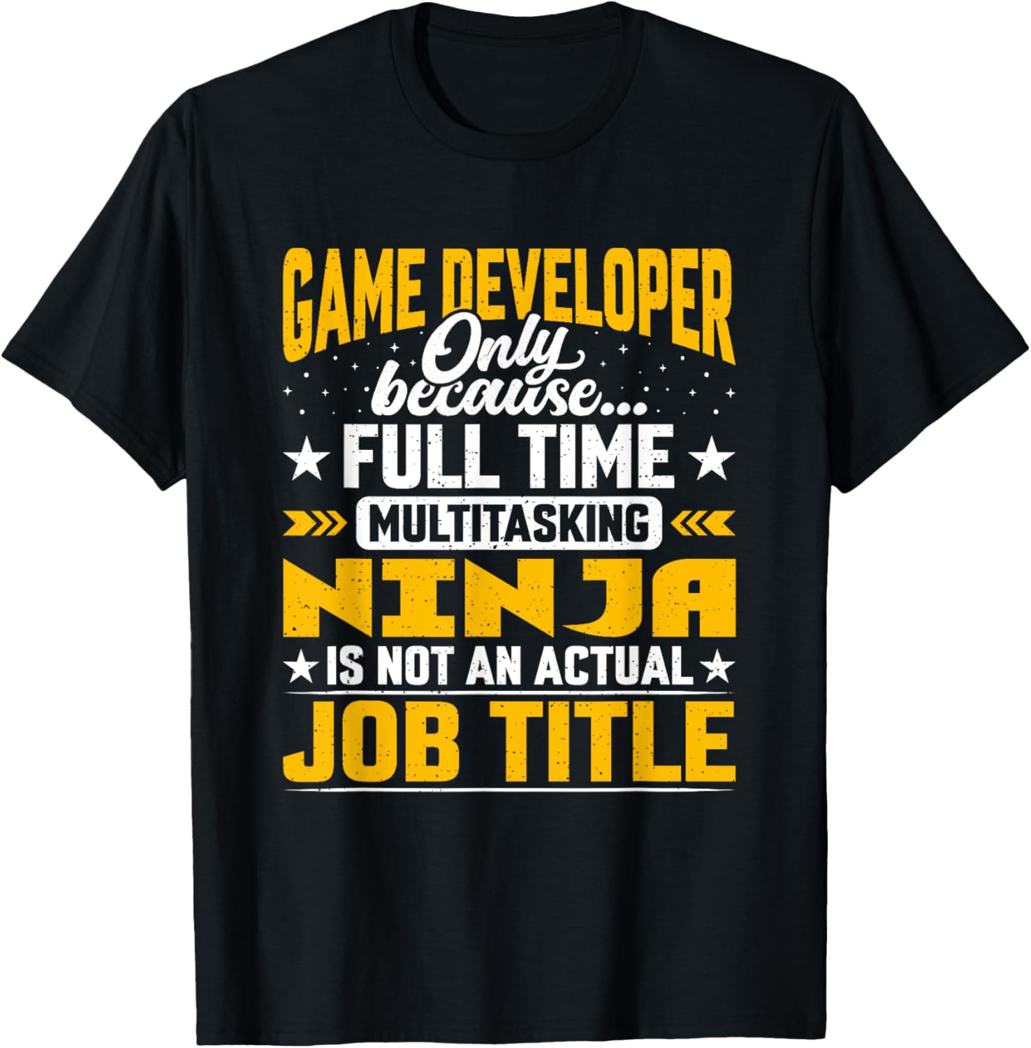 Game Developer Job Title - Funny Video Game Maker Programmer