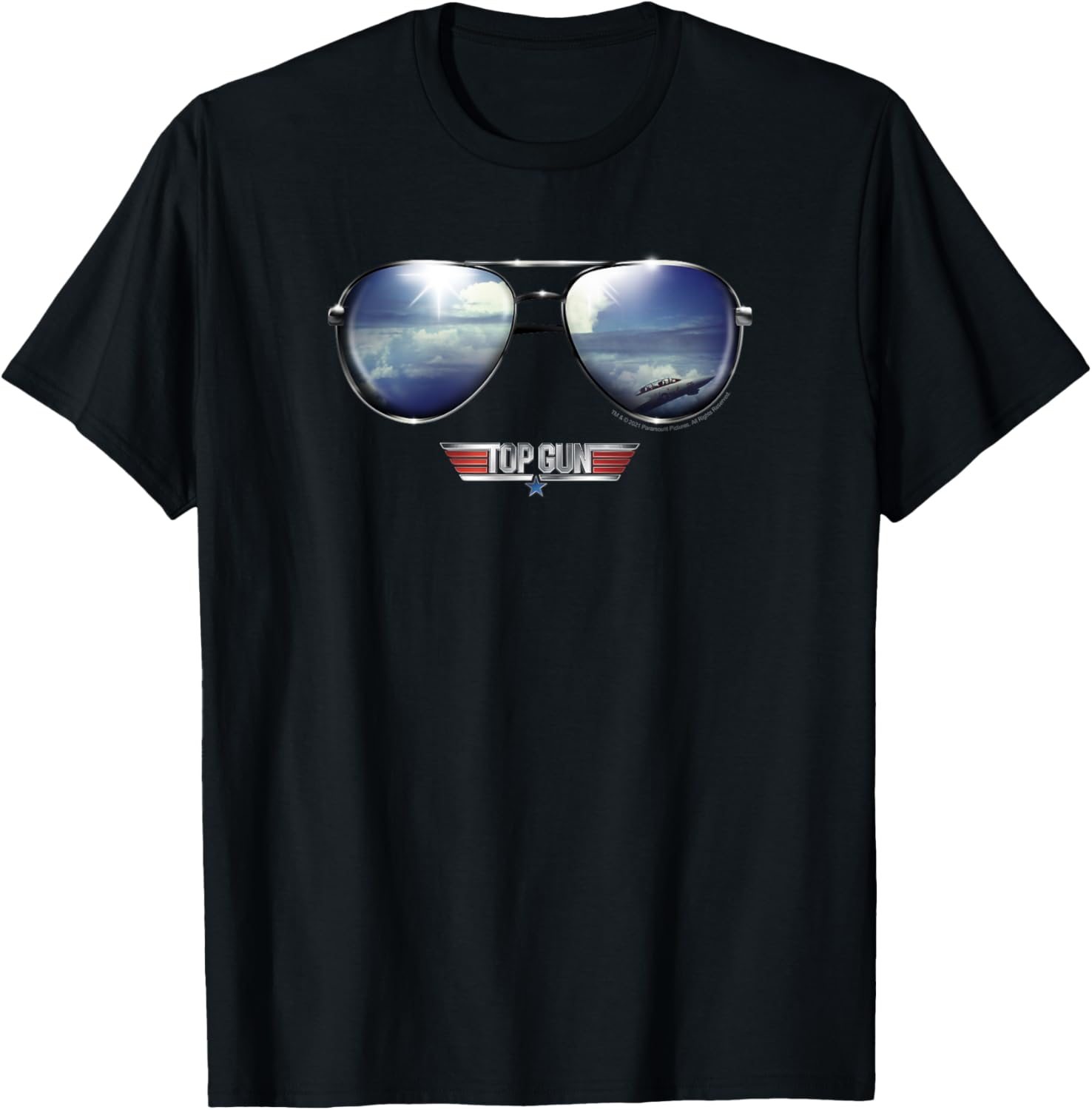 Top Gun Aviators Shining With Logo