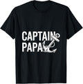 Captain Papa Anchor Nautical Boat Fishing Dad