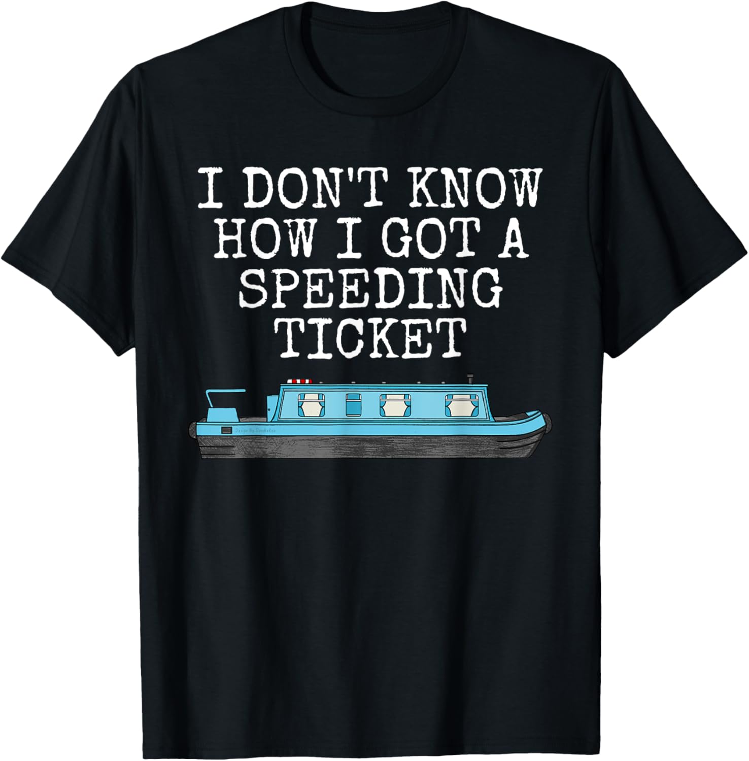 Narrowboat Speeding Ticket Funny Canal Boat Lover