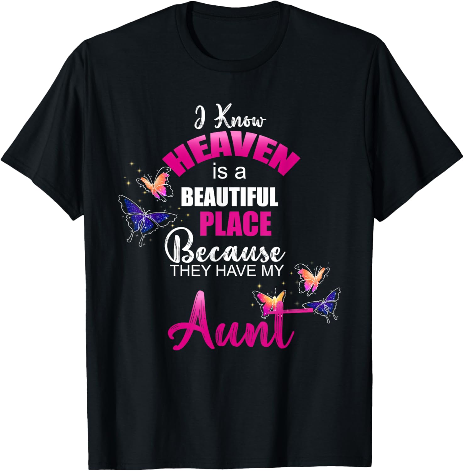 Heaven is Beautiful Place My AUNT Angel Memorial Family